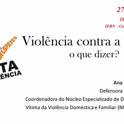 #12160 Campus recebe palestra sobre Violência Contra a Mulher
