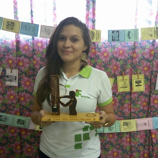 #12165 Aluna do Campus IFRN/SGA tem trabalho premiado no CONNEPI 