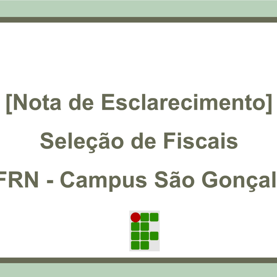 #12376 Comissão do Processo Seletivo 2016 esclarece modificação no critério de escolha para fiscais