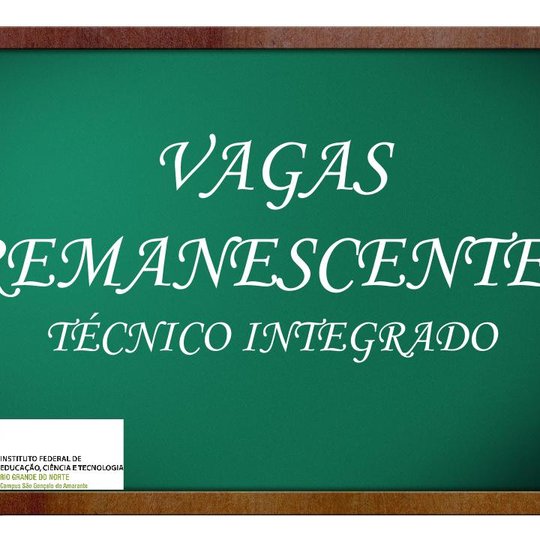 #12494 Divulgada a 2ª chamada de aprovados na modalidade Técnico Integrado