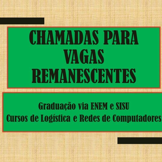 #12515 Divulgadas mais duas listas para preenchimento de vagas remanescentes nos cursos de graduação