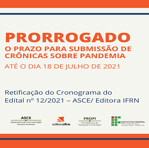 #12554 Edital para publicação de livro sobre a pandemia ganha retificação