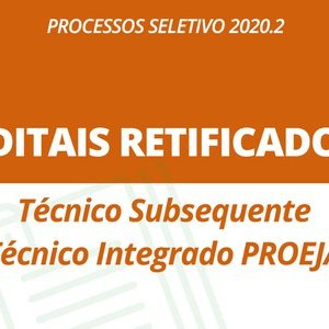 #12569 PROEN amplia prazo para inscrições em cursos técnicos