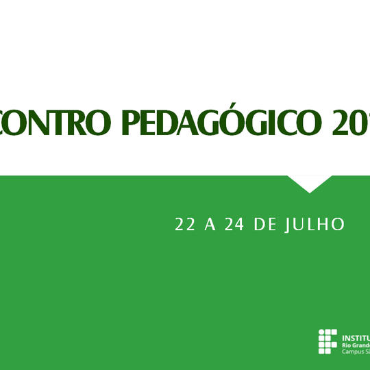 #12587 Campus divulga programação do Encontro Pedagógico 2019.2