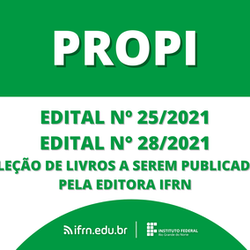 #12615 Editora IFRN lança editais para seleção de textos sobre a educação durante a pandemia