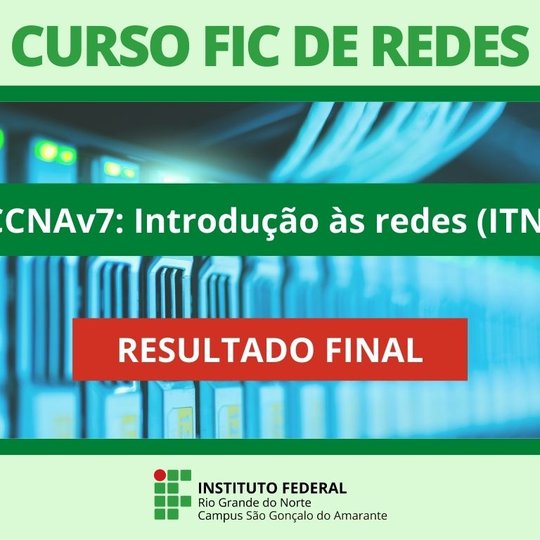 #12783 Divulgada lista de selecionados(as) para curso FIC