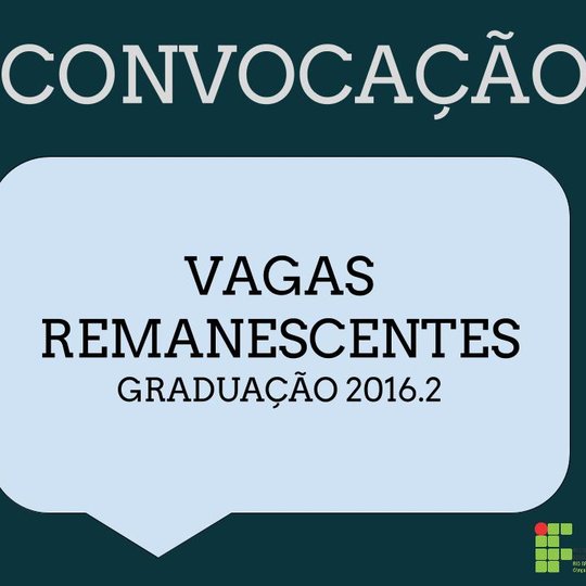 #12831 Campus SGA divulga 2ª convocação dos candidatos à vagas remanescentes para reunião