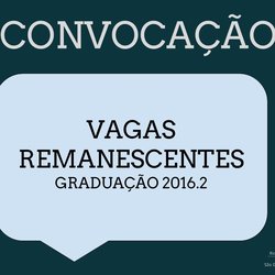 #12873 Campus  divulga 3ª convocação dos candidatos à vagas remanescentes da graduação