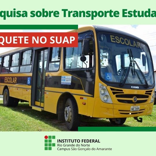 #12899 Campus SGA divulga abertura de pesquisa sobre a situação de transporte dos estudantes