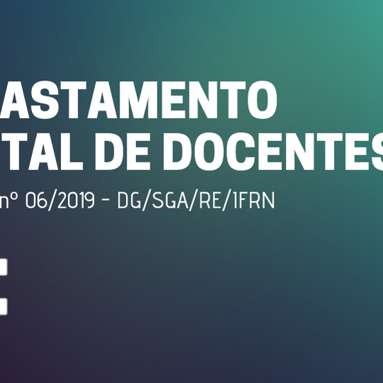 #12916 Publicado resultado parcial para afastamento total de docentes