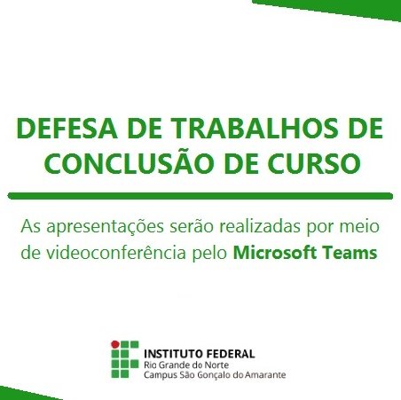 #12931 Coordenação de Redes de Computadores divulga calendário de apresentações de TCC