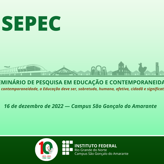 #12940 Campus irá realizar o I Seminário de Pesquisa em Educação e Contemporaneidade