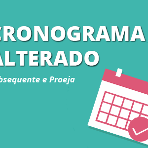 #12982 Processos seletivos têm cronograma alterado