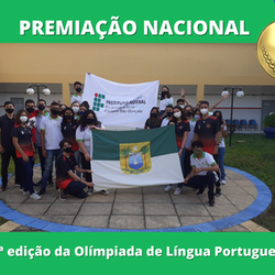 #13068 Turma do Campus São Gonçalo do Amarante é premiada na Olimpíada de Língua Portuguesa