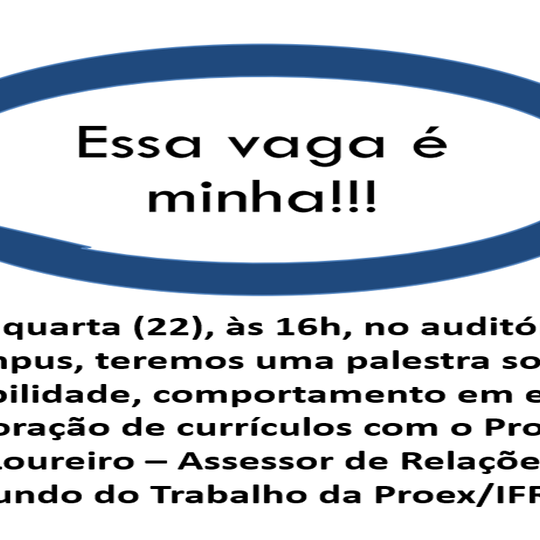 #13107 Campus SGA recebe palestra sobre empregabilidade