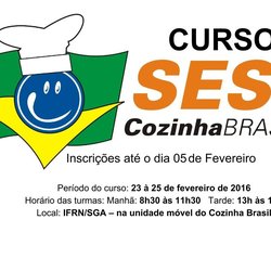 #13108 Inscrições no curso Sesi Cozinha Brasil vão até sexta-feira (5)