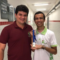 #13119 Ex-aluno foi medalhista na Olimpíada Brasileira de Robótica em sua 11ª edição no ano de 2017