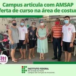 #13193 Campus articula com Associação das Mulheres de São Gonçalo oferta de curso na área de costura