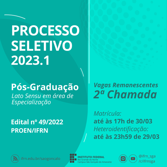 #13239 (Edital 49/2022) Pós-graduação em Gerenciamento de Obras: 2a chamada para vagas remanescentes