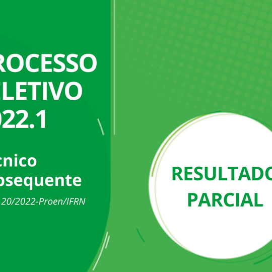 #13325 Subsequente 2022.2: divulgado resultado parcial