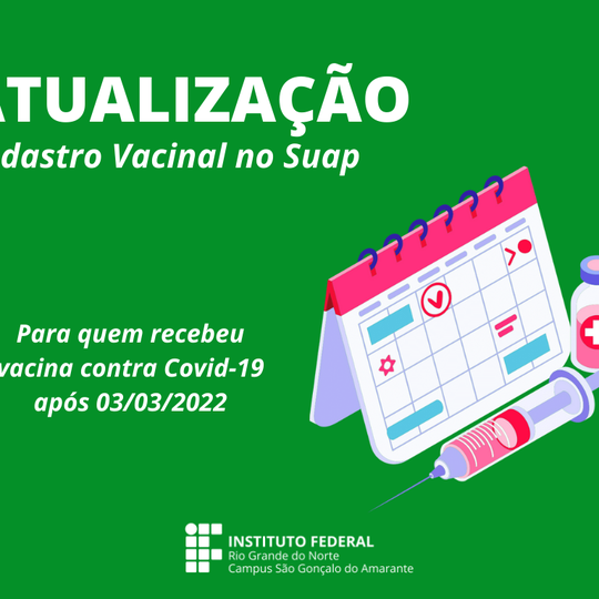 #13339 Setor de Saúde do Campus orienta sobre atualização de cadastro vacinal