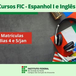 #13373 Divulgada lista de inscritos para cursos FICs de Espanhol I e Inglês I 