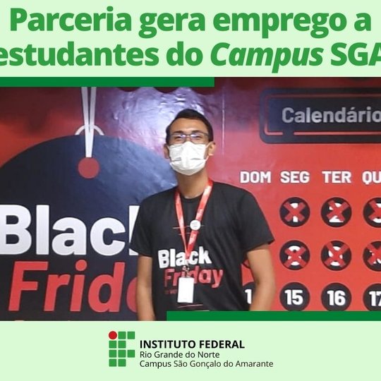 #13383 O mundo do trabalho e a geração de emprego a estudantes do Campus São Gonçalo