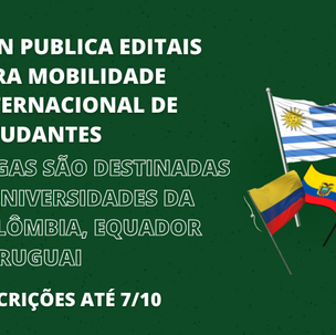 #13385 IFRN publica editais para mobilidade internacional de estudantes