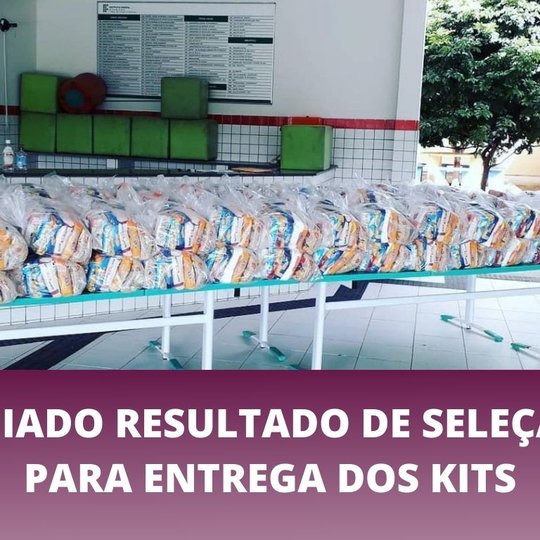 #13416 Serviço Social define nova data para resultado de seleção dos kits alimentares