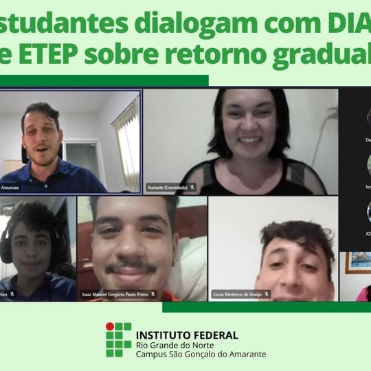#13444 Estudantes dialogam com Direção Acadêmica e Equipe Técnico-pedagógica sobre retorno gradual às atividades presenciais