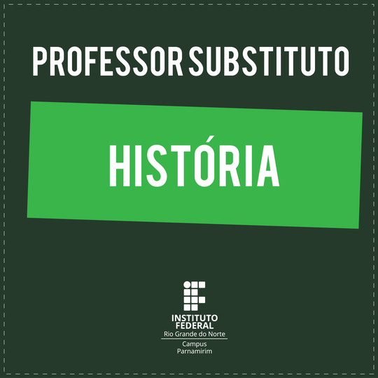 #13571 Publicado edital para seleção de professor substituto