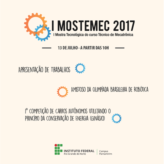 #13594 Campus promove a I Mostra Tecnológica do curso Técnico de Mecatrônica