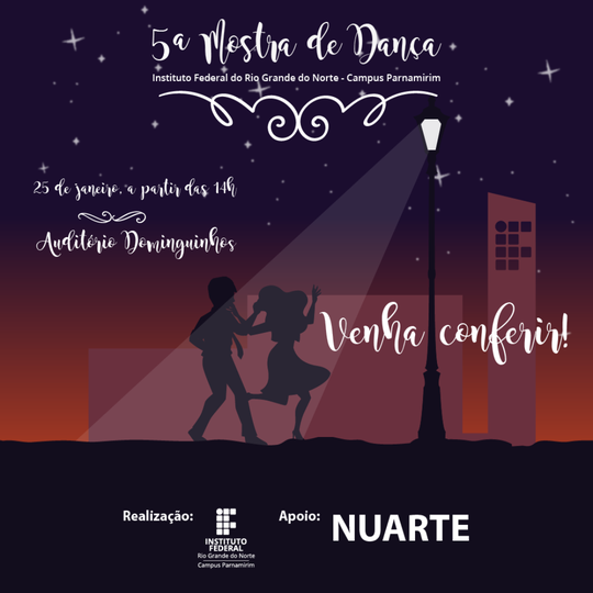 #13606 IFRN promove a V Mostra de Dança do Campus Parnamirim