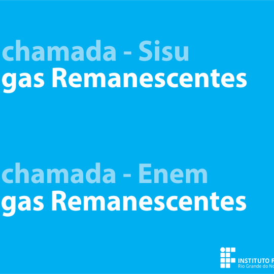 #13732 Divulgada 5ª Chamada de Vagas Remanescentes para o Curso Superior de Tecnologia em Sistemas para Internet