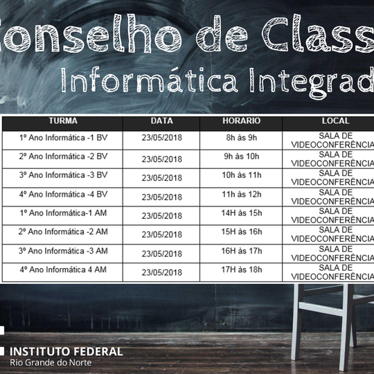 #13751 Conselho de classe acontece amanhã