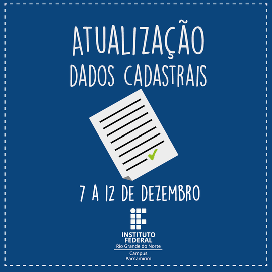 #13812 Campus realiza atualização de dados cadastrais de alunos