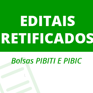 #13868 Comunicado sobre bolsas PIBITI e PIBIC 