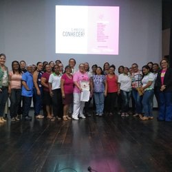 #13940 Alunas do Programa Mulheres Mil e do projeto TEC + 60 participaram de atividade do outubro Rosa