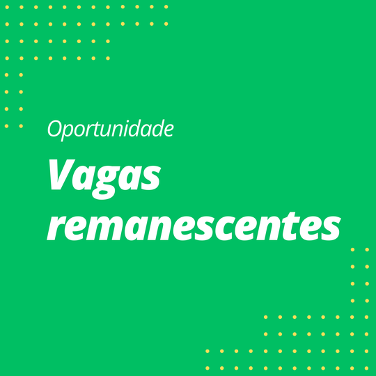 Vagas remanescentes