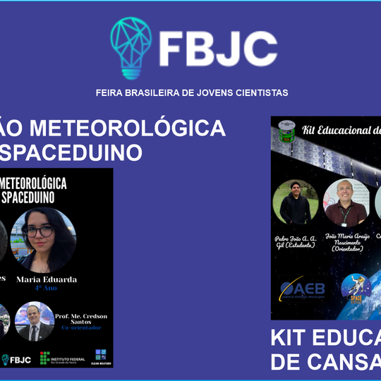 #14170 Dois projetos do campus Parnamirim são finalistas na Feira Brasileira de Jovens Cientistas