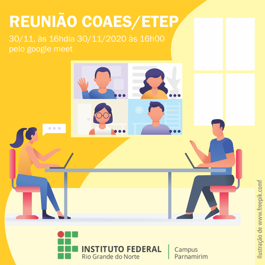 #14416 Etep e Coaes convidam alunos para reunião 
