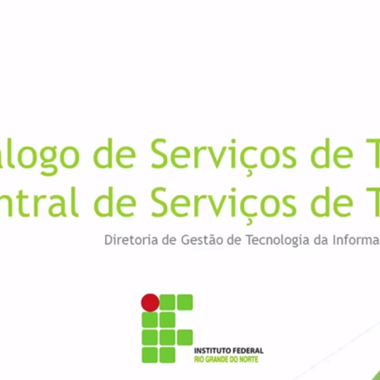 #14771 DIGTI lança Central de Serviços de TI no SUAP