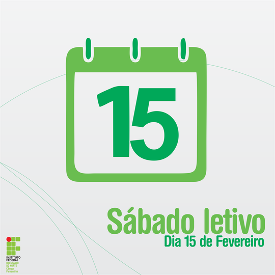 #14834 Sábado Letivo retorna com últimas palestras