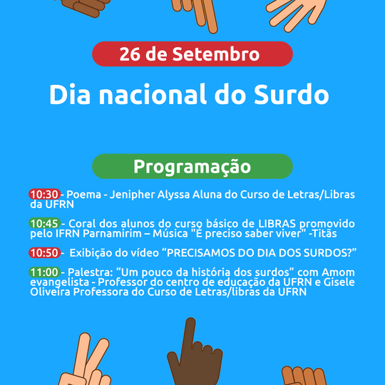 #14914 Campus celebra o Dia Nacional do Surdo