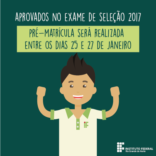 #14944 Pré-matrícula dos candidatos aprovados no exame de seleção ocorrerá na próxima semana