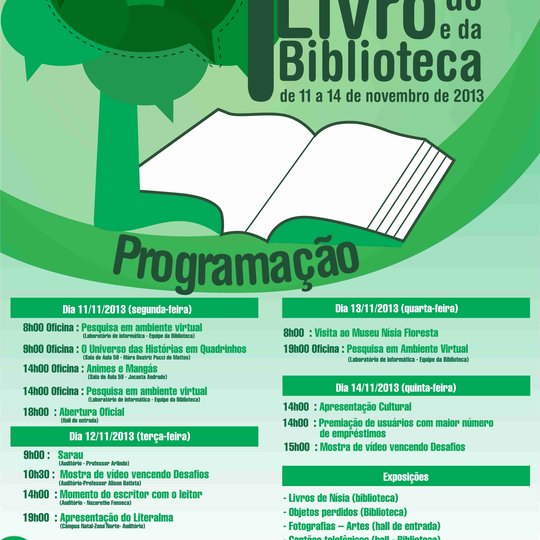 #15136 I Semana do Livro e da Biblioteca do Câmpus Parnamirim