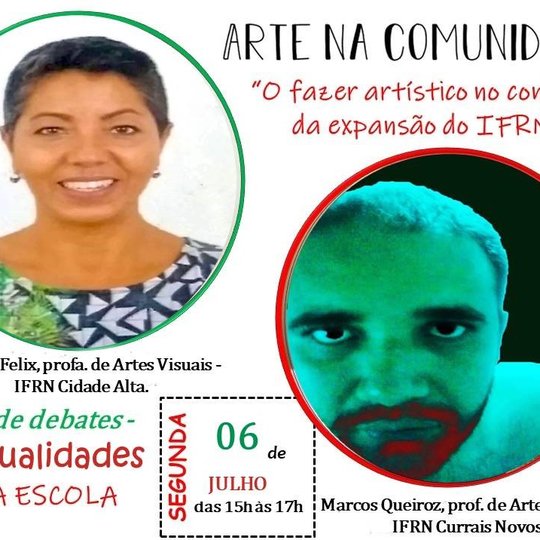 #15454 Terceira edição do Arte na Comunidade acontecerá na próxima segunda, 06 de julho