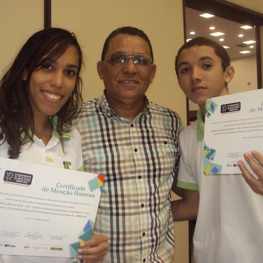 #15469 Alunos do Câmpus Parnamirim participam de premiação