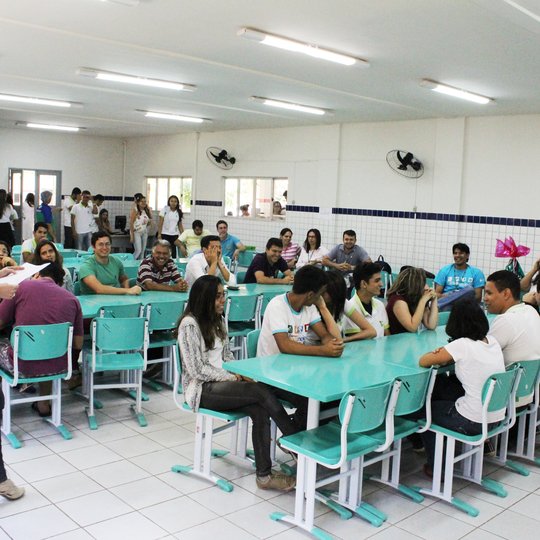#15584 Almoço marca confraternização dos bolsistas