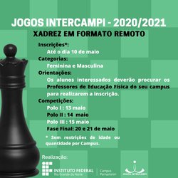 #15663 Campus realiza campeonato de xadrez para todo o IFRN